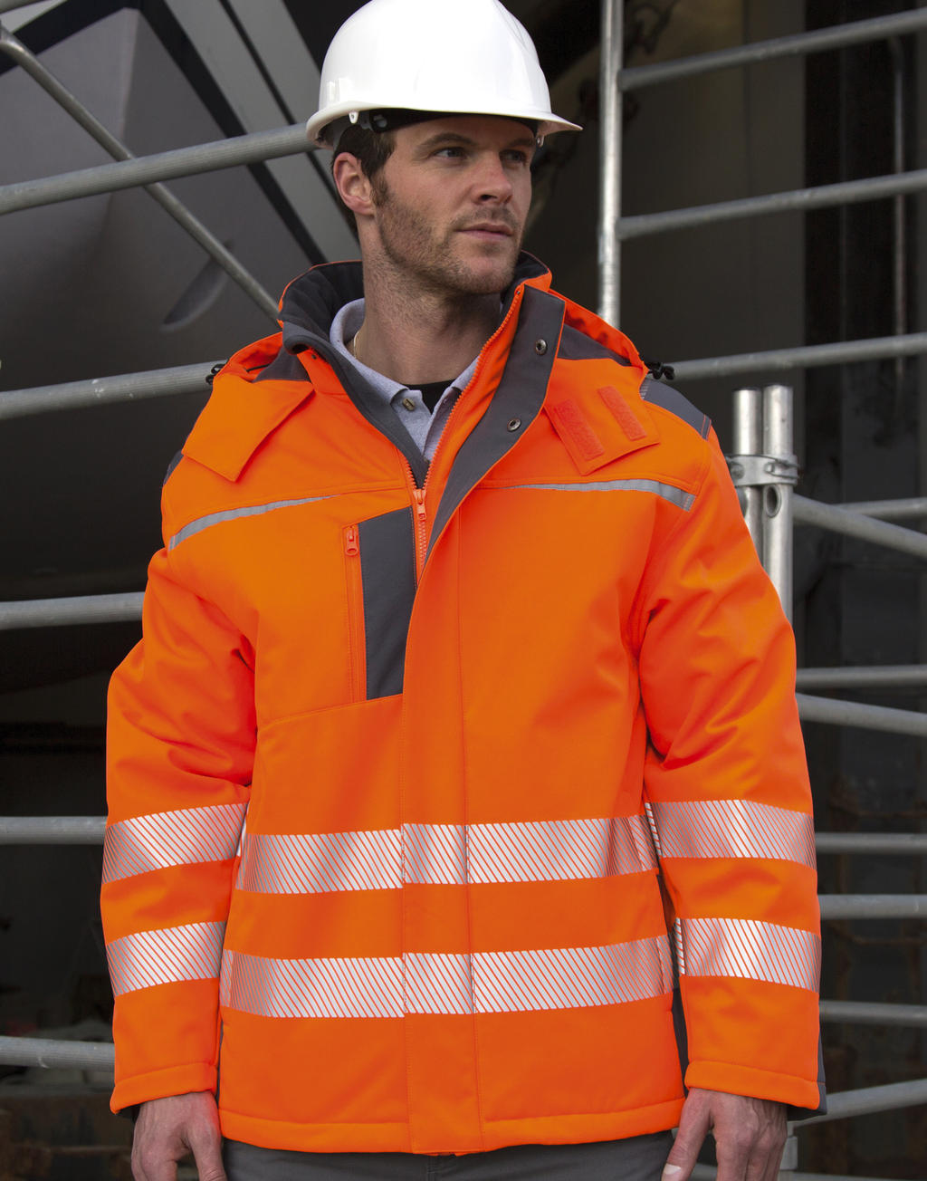  Dynamic SoftShell Coat in Farbe Fluorescent Orange