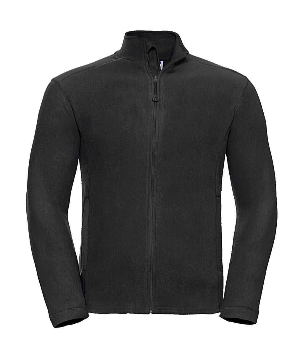 Men's Full Zip Microfleece in Farbe Black