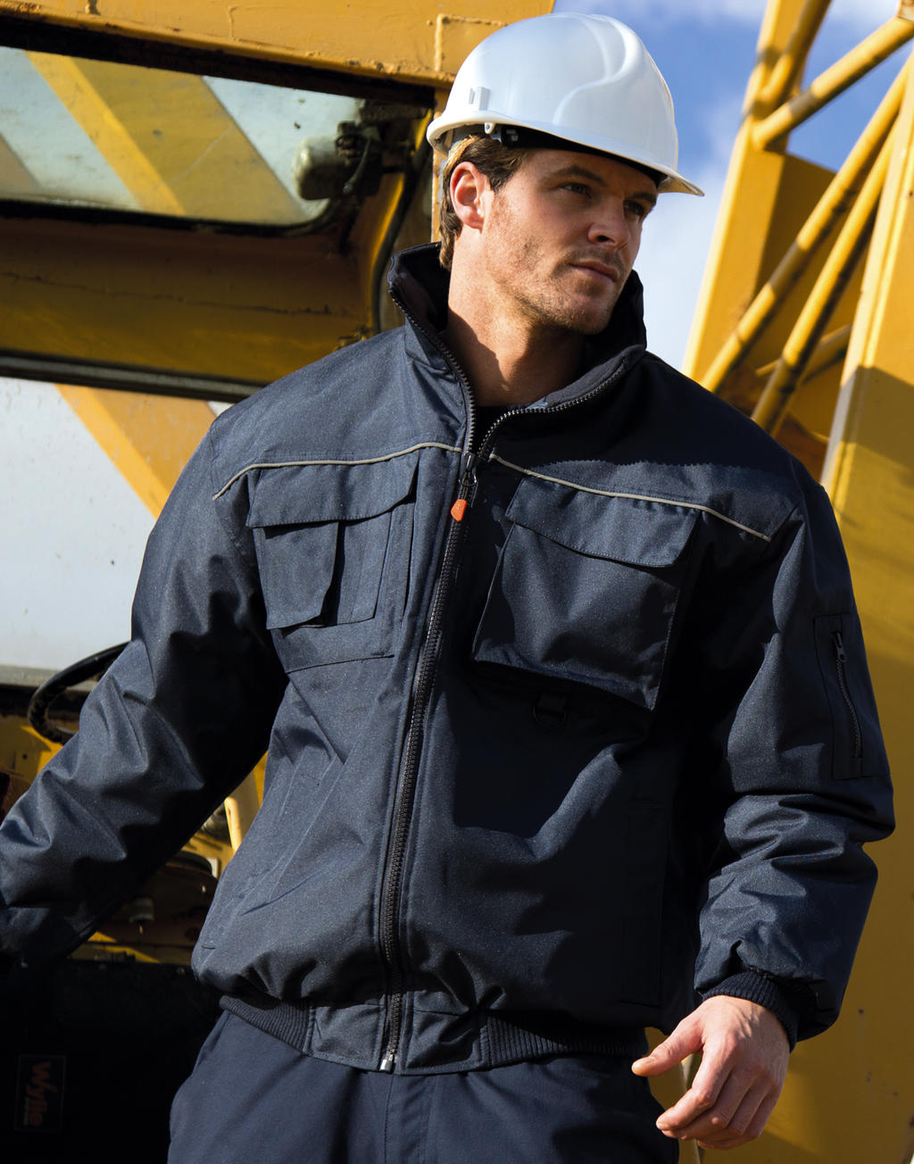  Work-Guard Sabre Pilot Jacket in Farbe Black