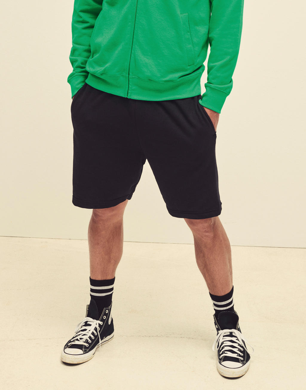  Lightweight Shorts in Farbe Black