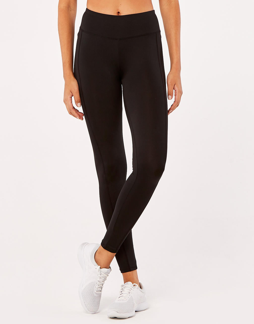  Women's Fashion Fit Full length Legging in Farbe Black