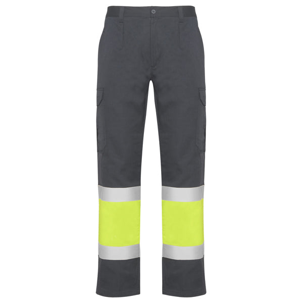 Hochsichtbare Sommerhosen Naos  in Farbe Lead/Fluor Yellow