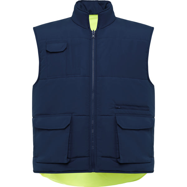 Wendeweste Persei Navy in Farbe Navy/Fluor Yellow