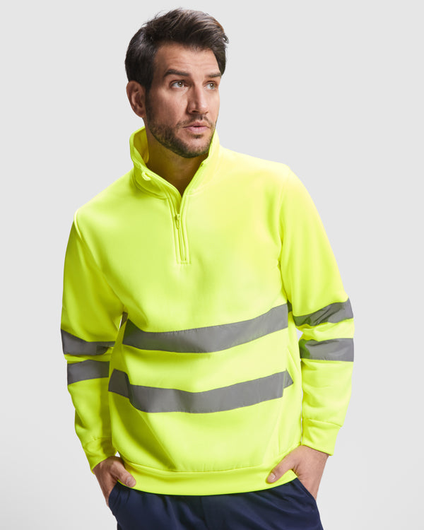 Hochsichtbarer Pullover Spica  in Farbe Fluor Yellow