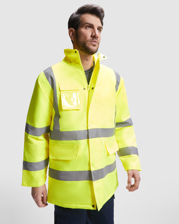 Hochsichtbarer Parka Merak  in Farbe Fluor Yellow