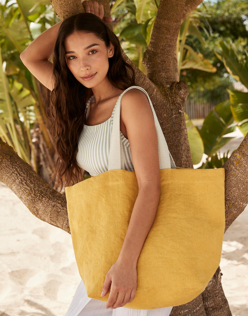 Soft Washed Jute Beach Bag - ShirtStore