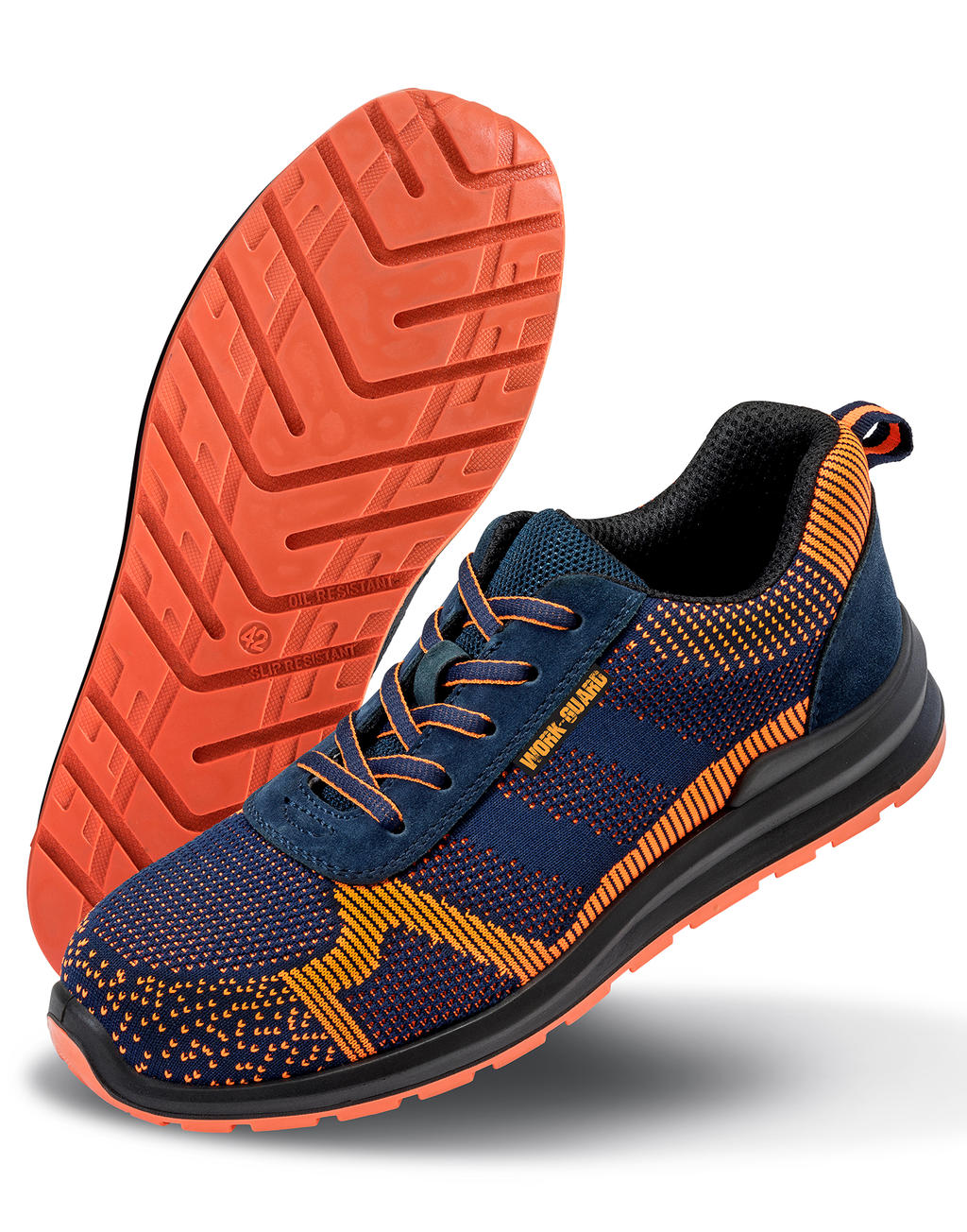  Hardy Safety Trainer in Farbe Black/Orange