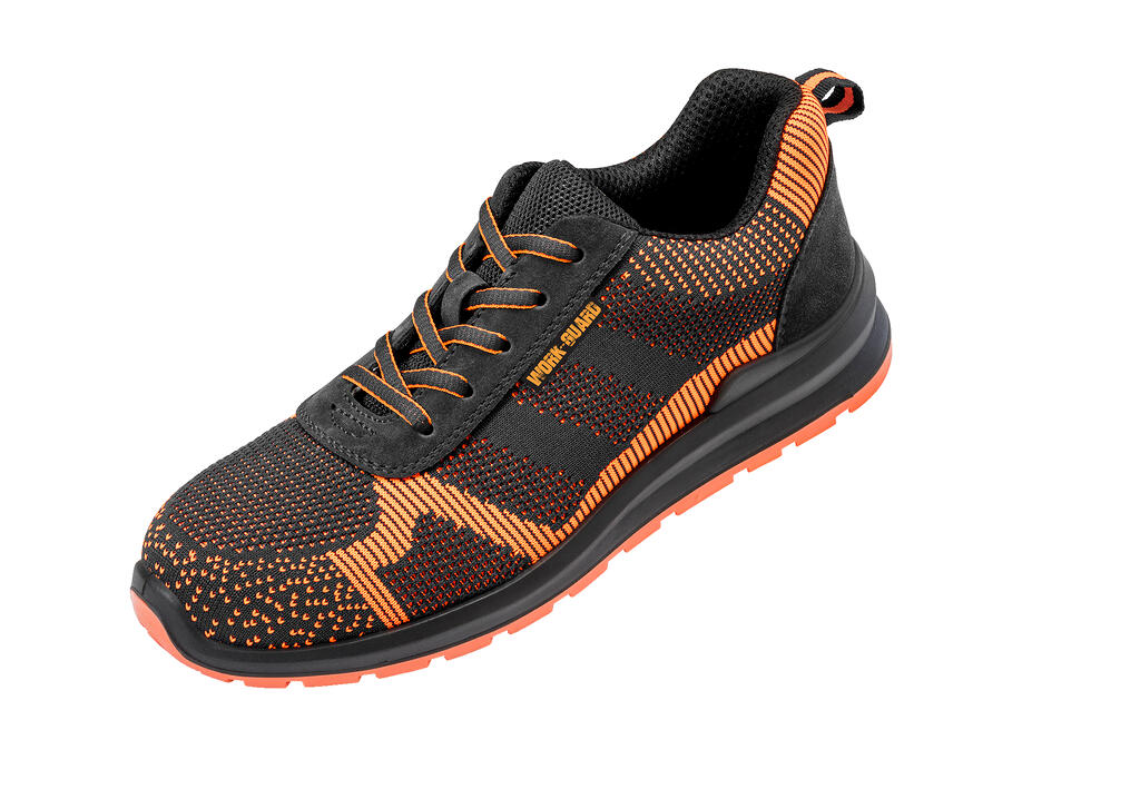  Hardy Safety Trainer - size 3 in Farbe Black/Orange