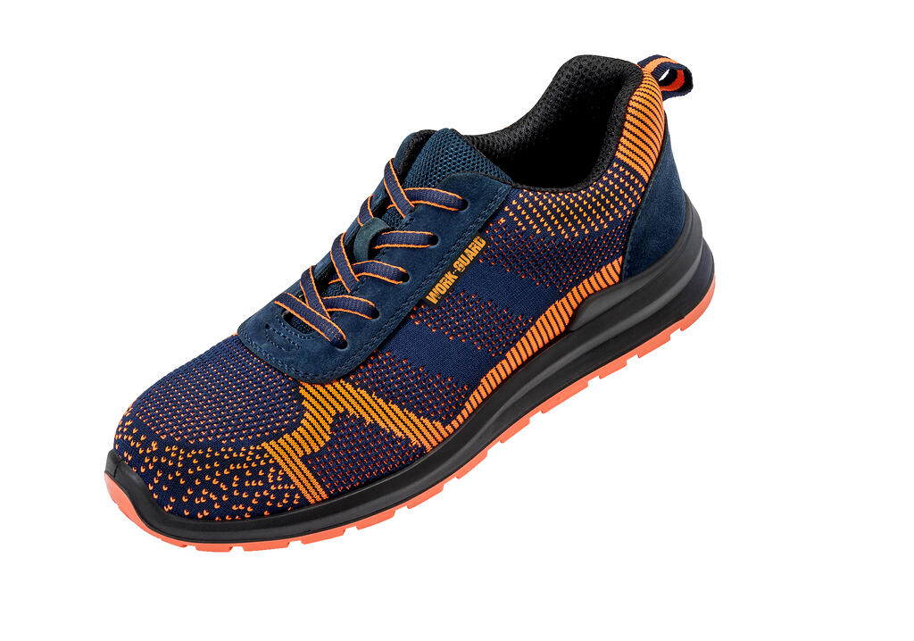  Hardy Safety Trainer - size 3 in Farbe Navy/Orange