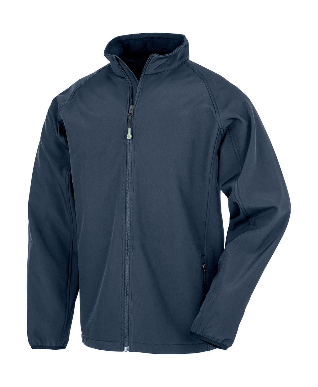  Men's Recycled 2-Layer Printable Softshell Jacket in Farbe Navy