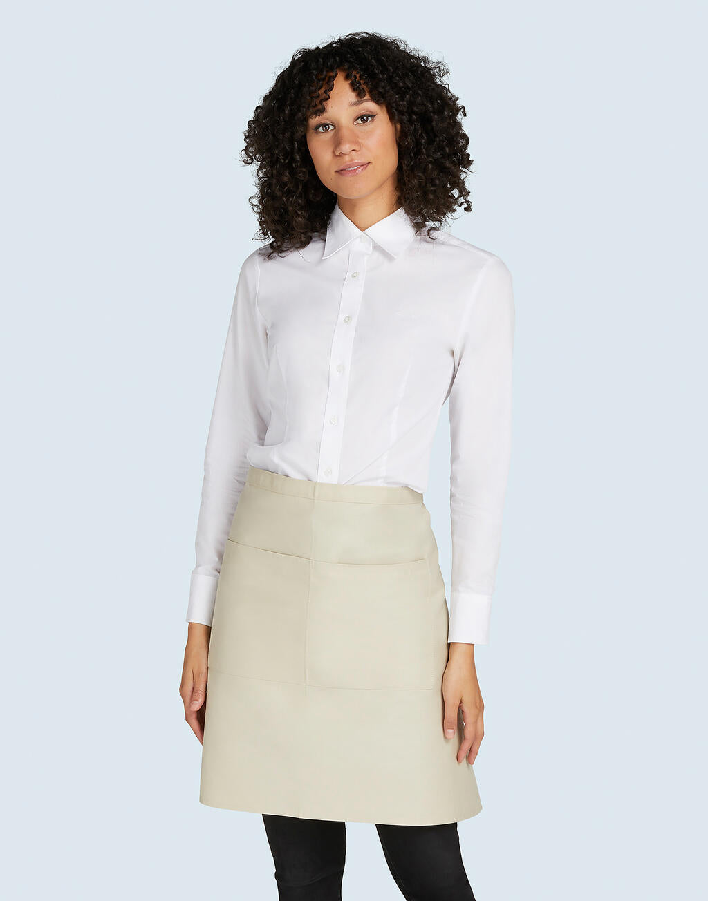 BRUSSELS - Short Recycled Bistro Apron with Pocket - ShirtStore
