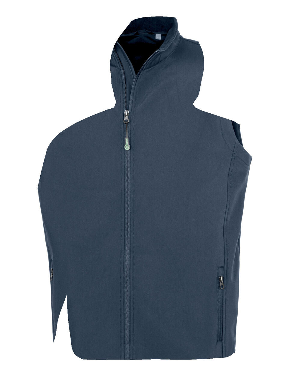  Men's Recycled 2-Layer Printable Softshell B/W in Farbe Navy