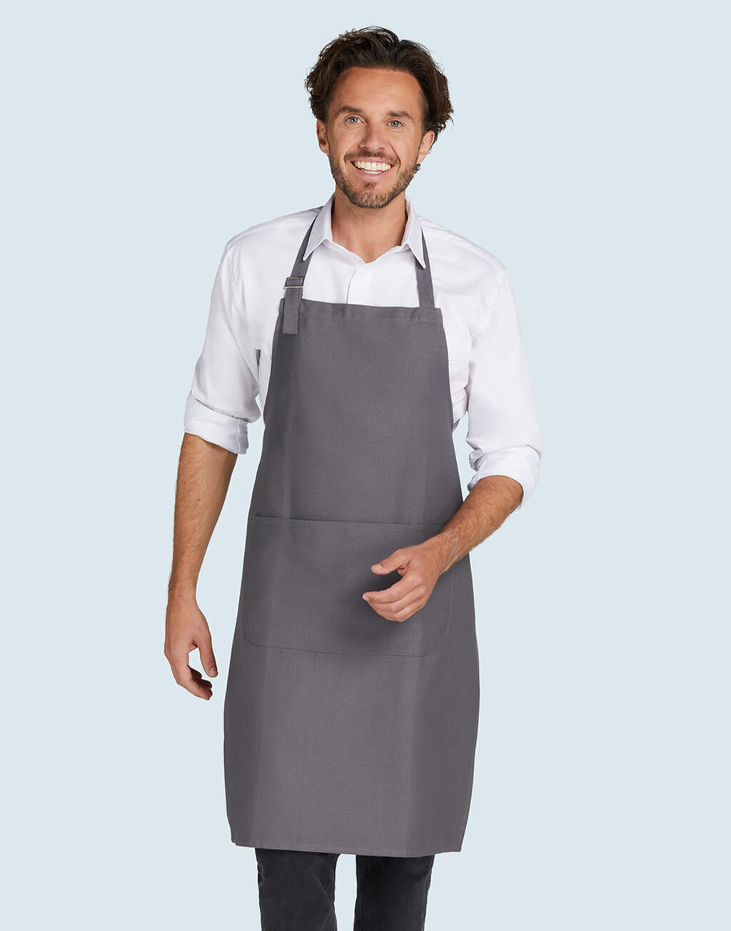 LISBON - Organic Heavyweight Bib Apron with Pocket - ShirtStore