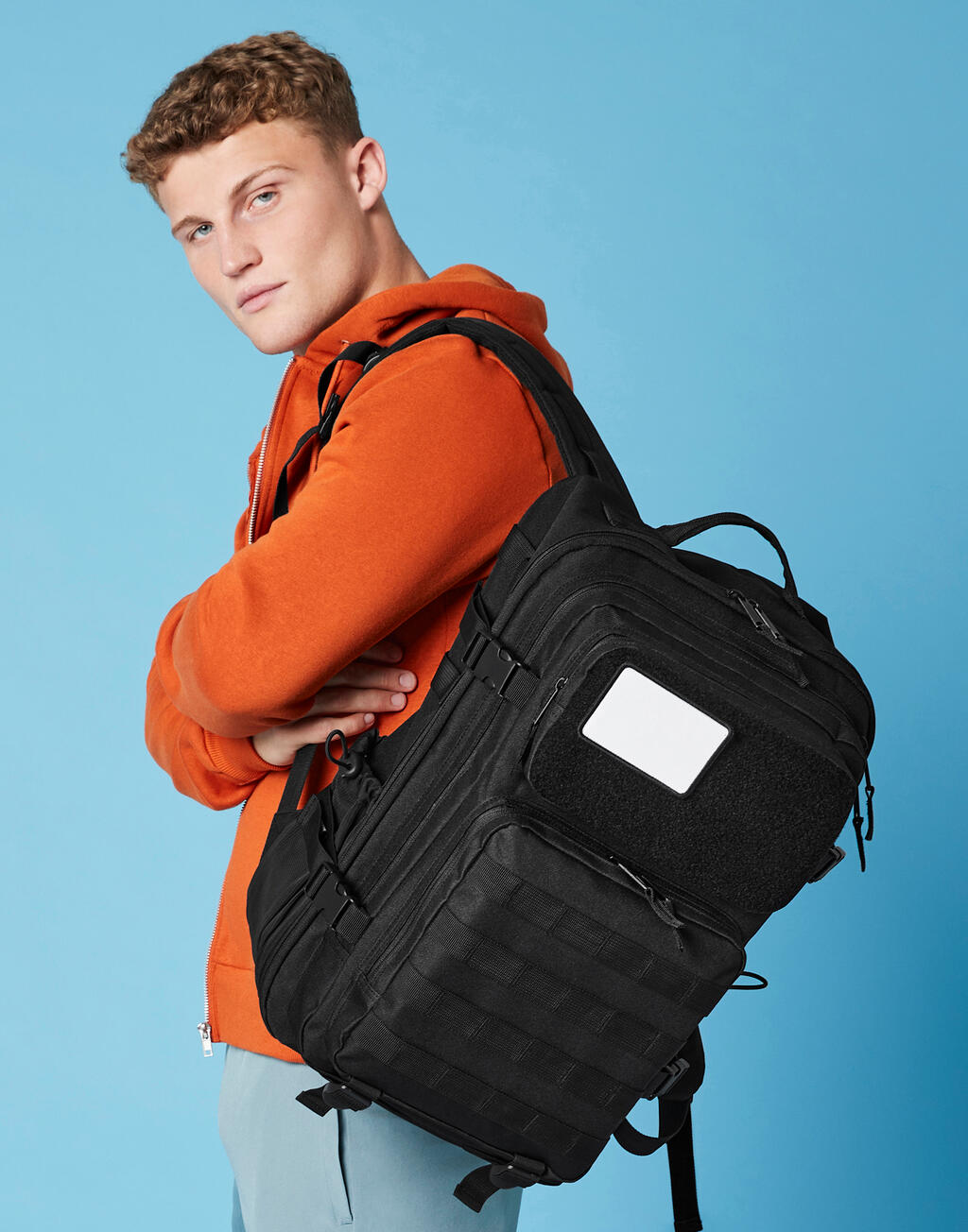 Molle Utility Sublimation Patch in Farbe White