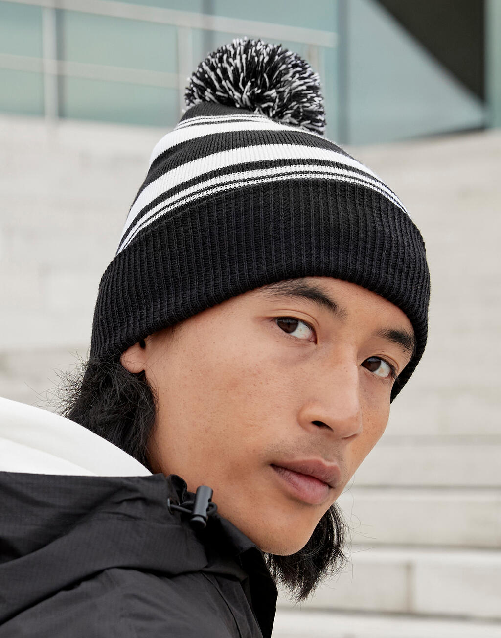 Striped Fan Beanie - ShirtStore