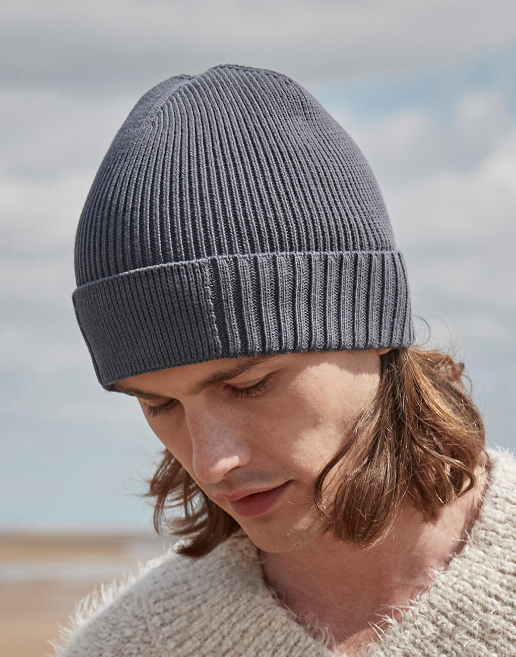 Organic Cotton Engineered Patch Beanie - ShirtStore