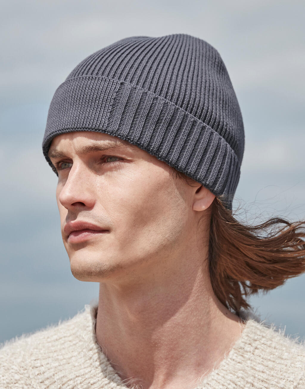 Organic Cotton Engineered Patch Beanie - ShirtStore