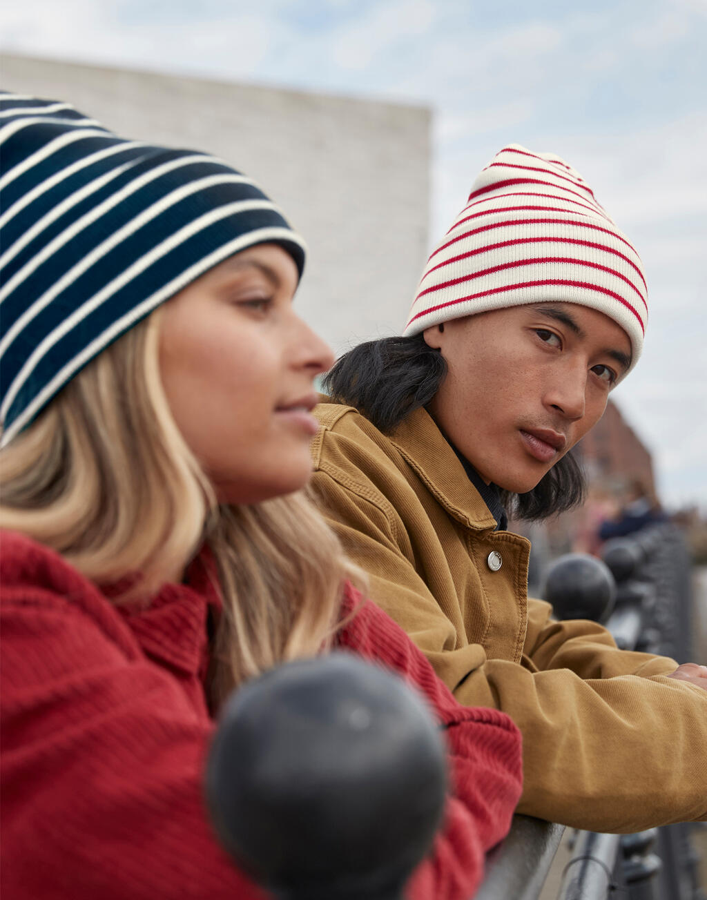 Original Deep Cuffed Striped Beanie - ShirtStore