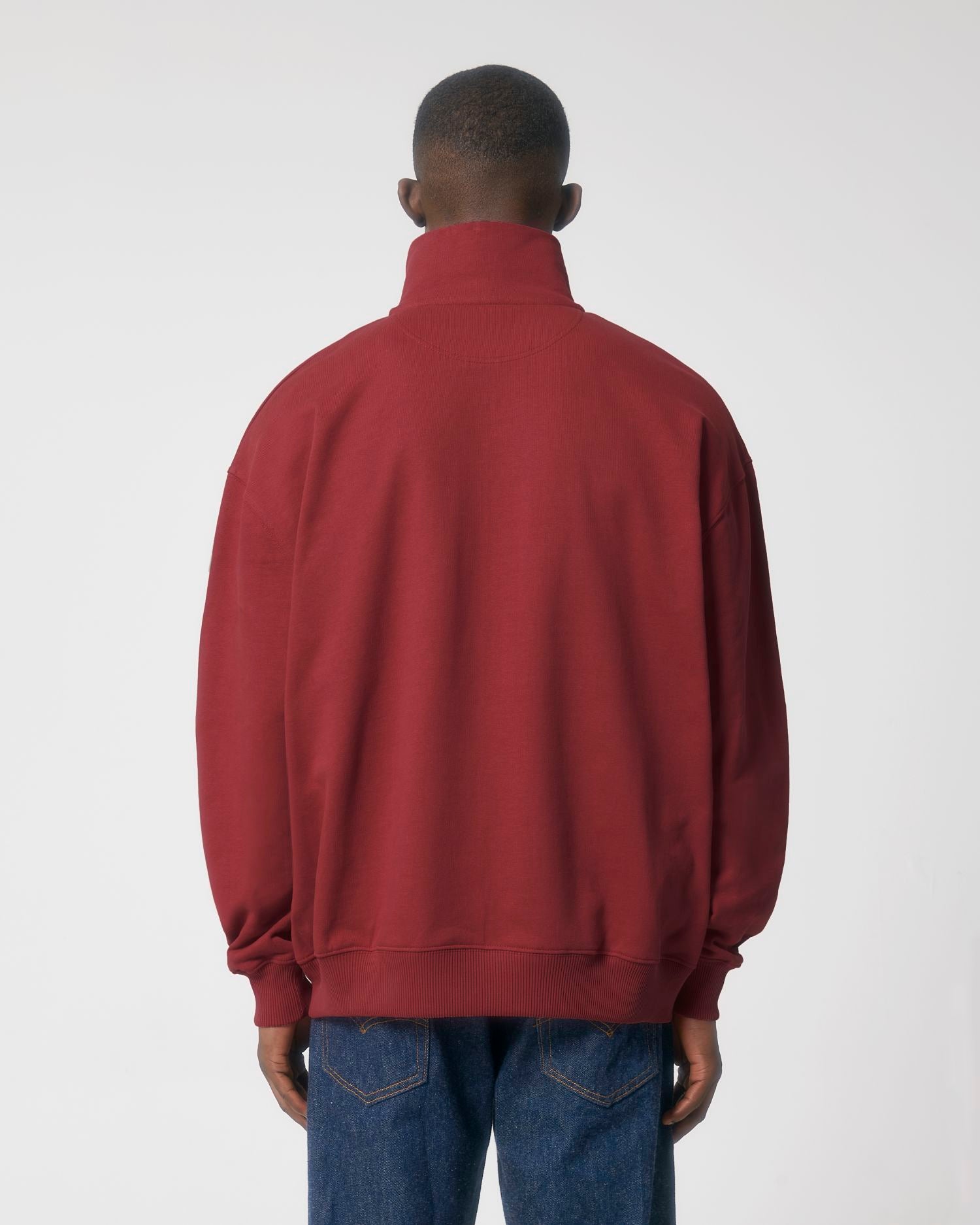 Crew neck sweatshirts Miller Dry in Farbe Red Earth