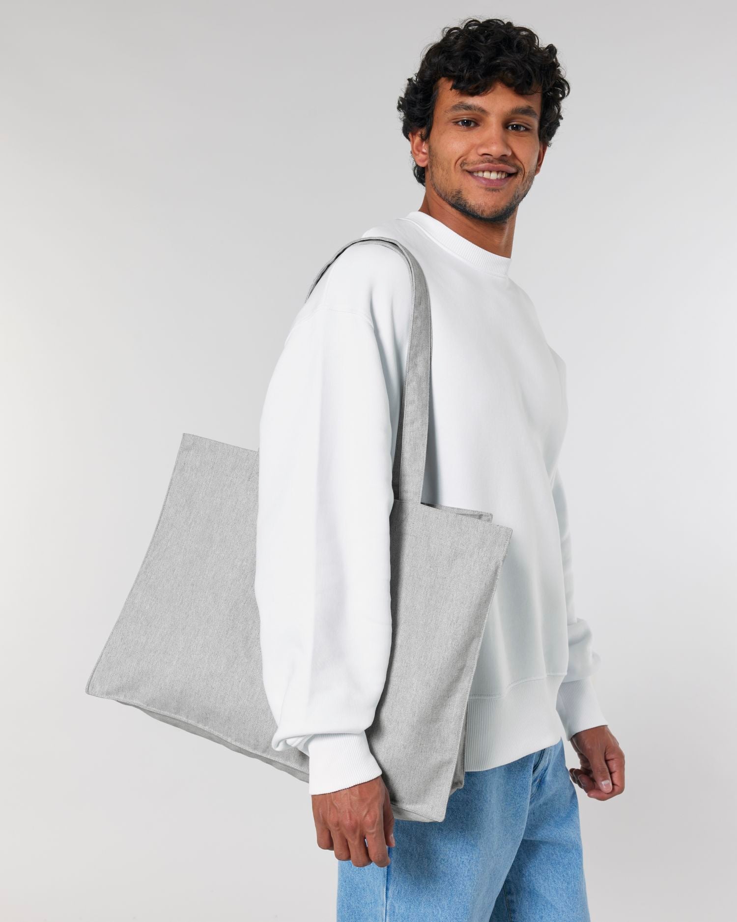Tasche Shopping Bag in Farbe Heather Grey