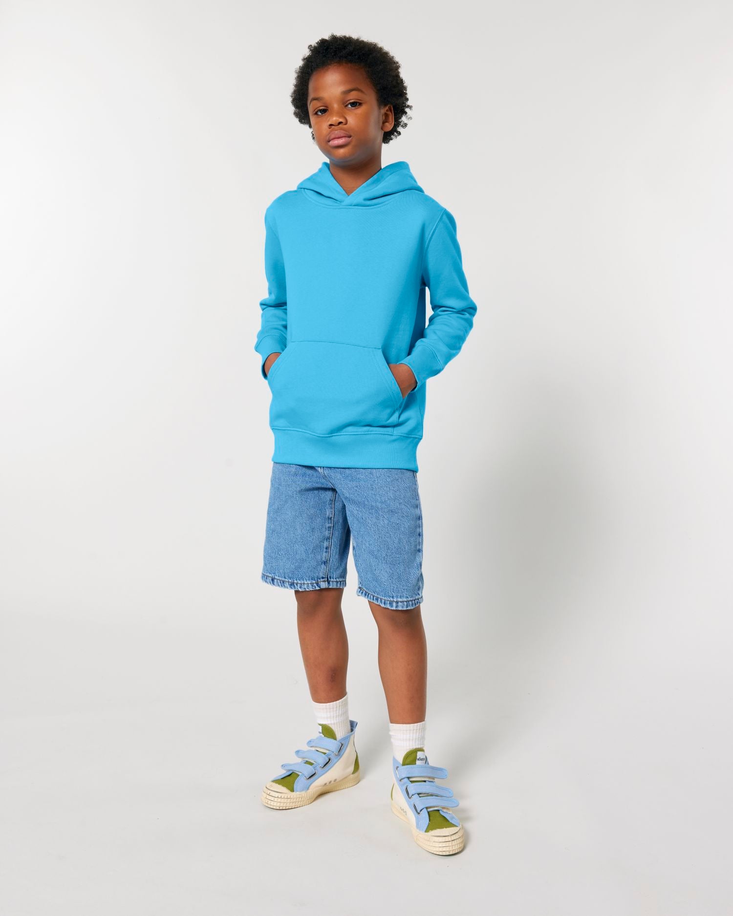 Hoodie Mini Cruiser 2.0 in Farbe Aqua Blue