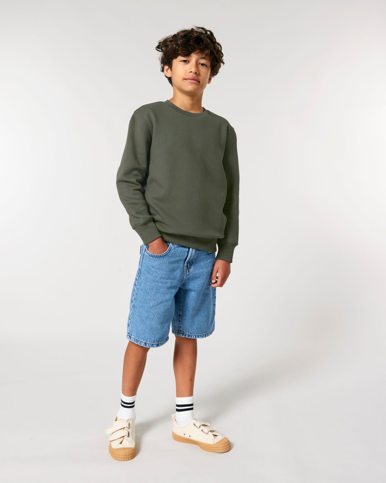 Sweatshirt Mini Changer 2.0 in Farbe Khaki