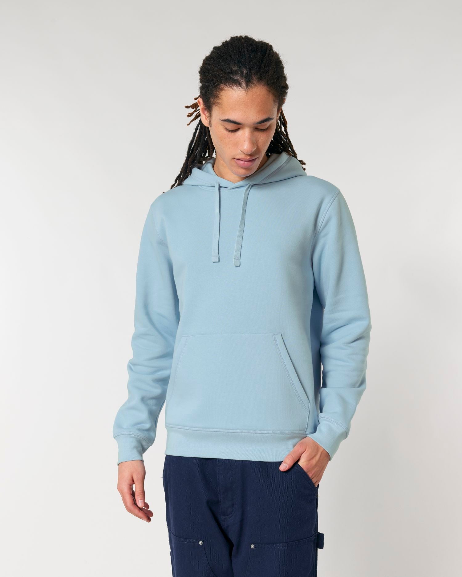 Hoodie sweatshirts Drummer 2.0 in Farbe Sky blue