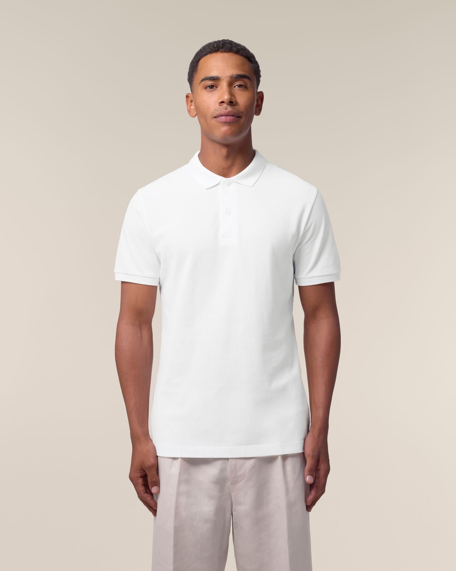 Poloshirt Stanley Coaster in Farbe White