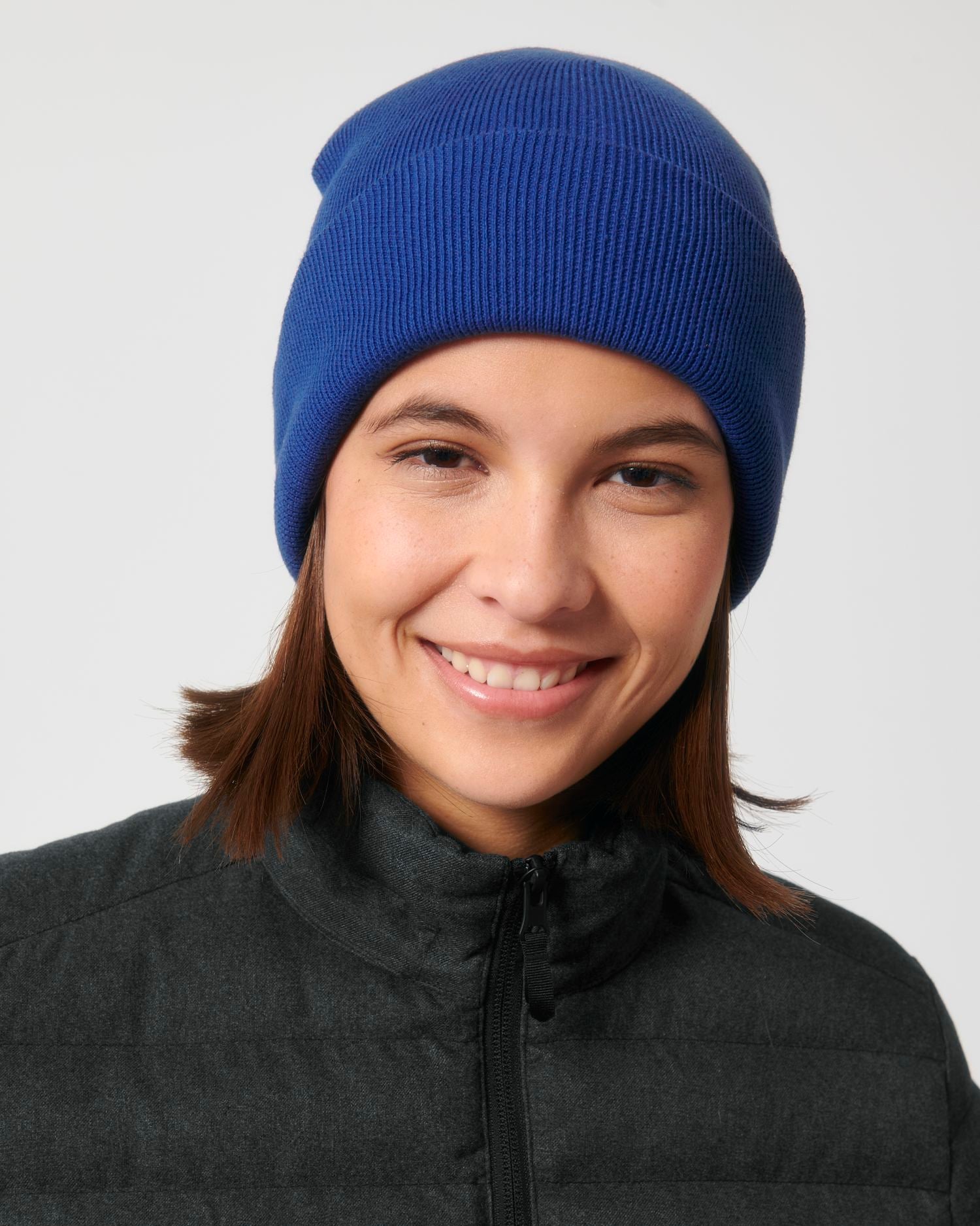 Beanie Rib Beanie in Farbe Worker Blue