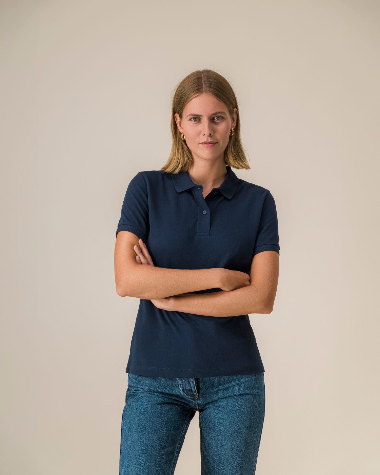 Poloshirt Stella Coaster in Farbe French Navy