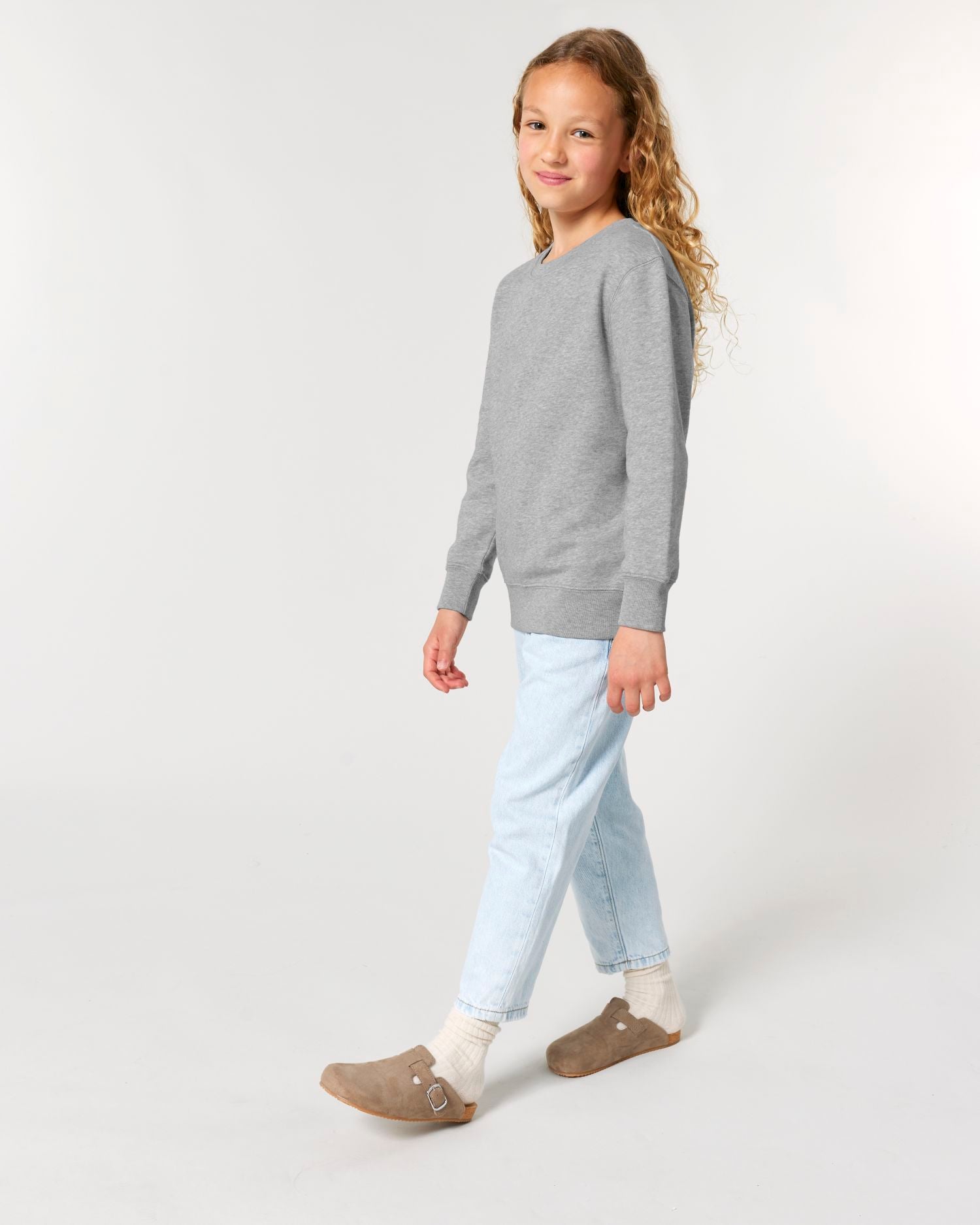 Sweatshirt Mini Changer 2.0 in Farbe Heather Grey