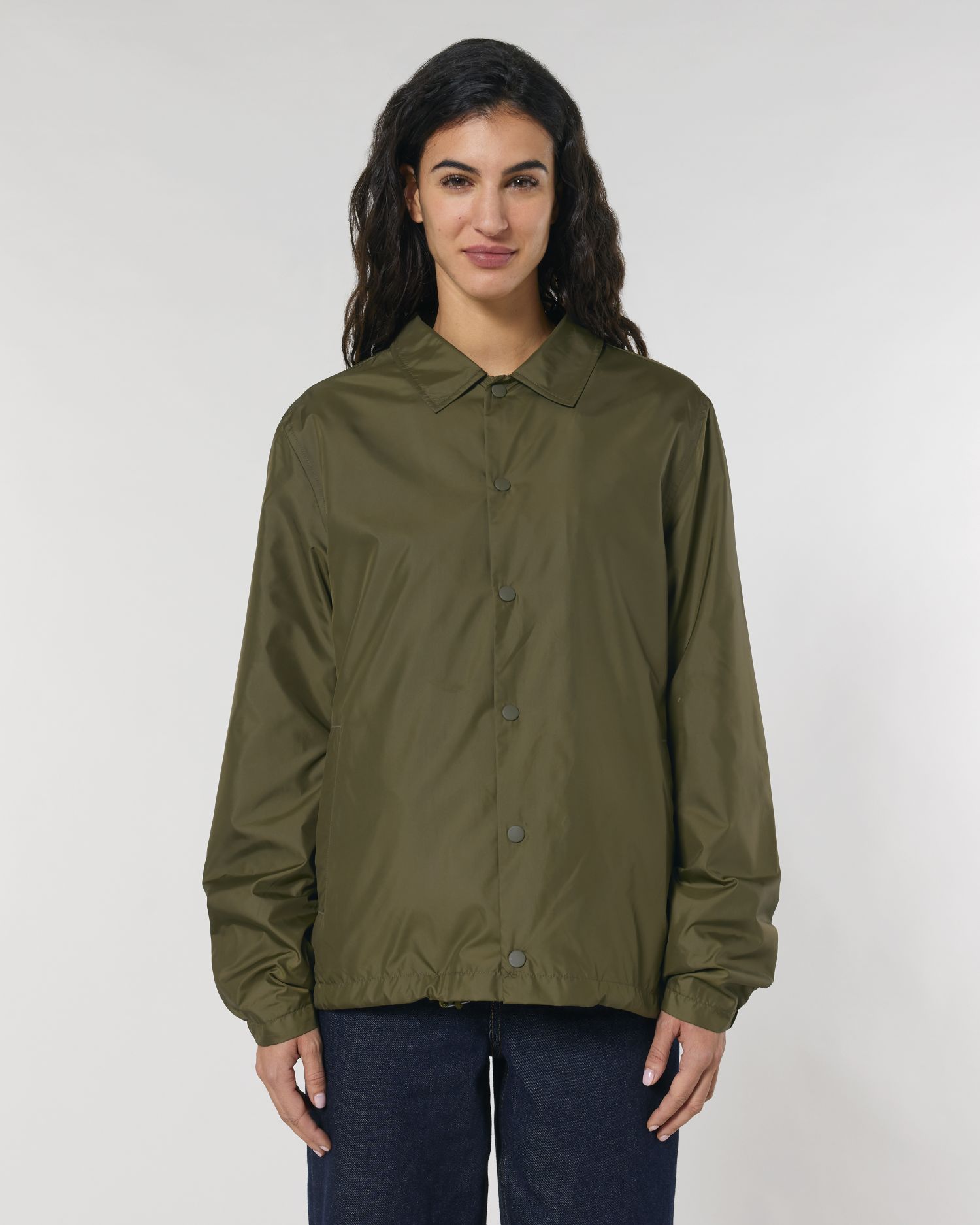 Non Padded Jacket Coacher in Farbe British Khaki