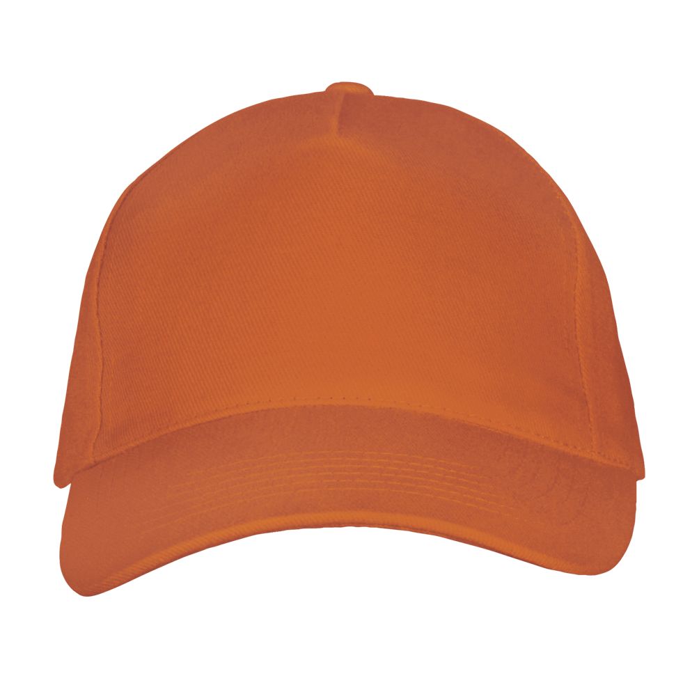 Long Beach 5 Panel Cap in Farbe Orange
