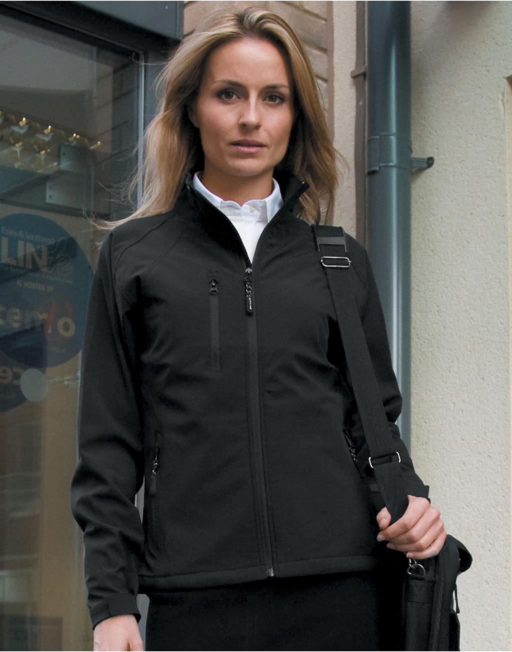  Ladies Base Layer Softshell in Farbe Black