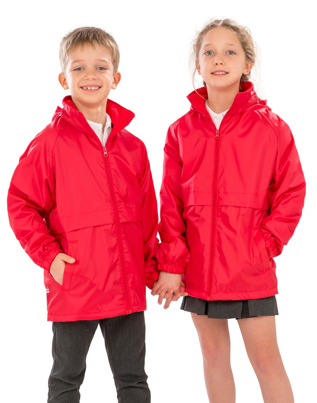  CORE Junior Microfleece Lined Jacket in Farbe Black