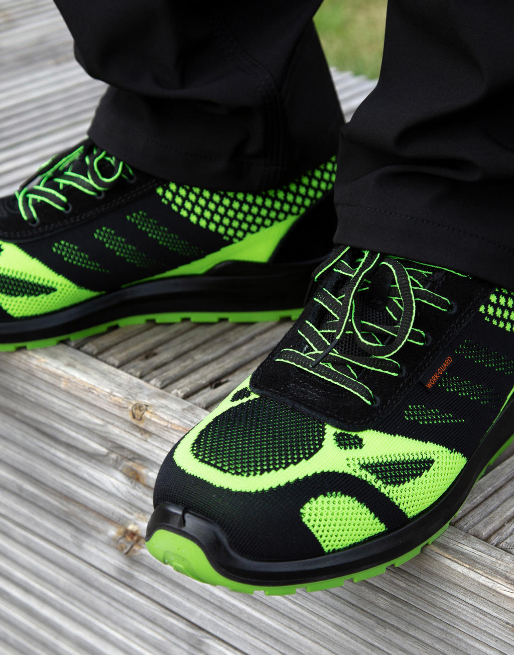  Hicks Safety Trainer in Farbe Neon Green/Black