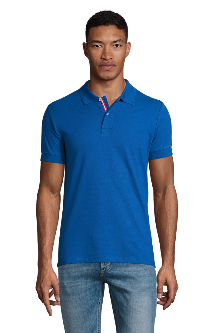 Patriot Herren Poloshirt Kurzarm in Farbe Royal blue