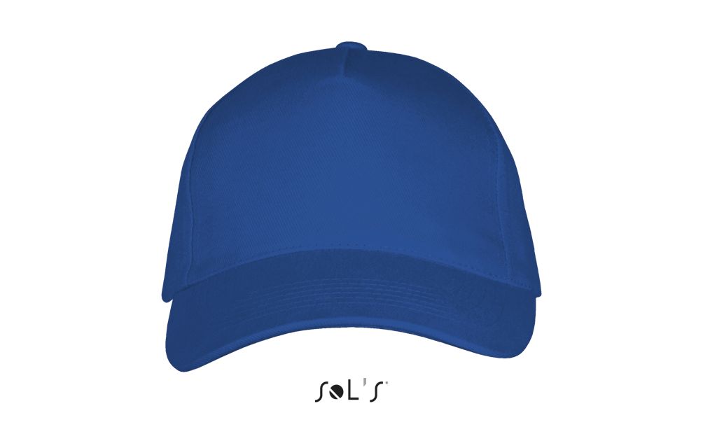 Long Beach 5 Panel Cap in Farbe Royal blue