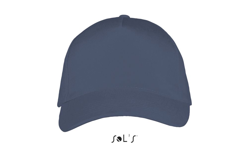 Long Beach 5 Panel Cap in Farbe Denim