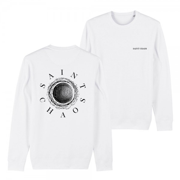 Sweatshirt Circles II white