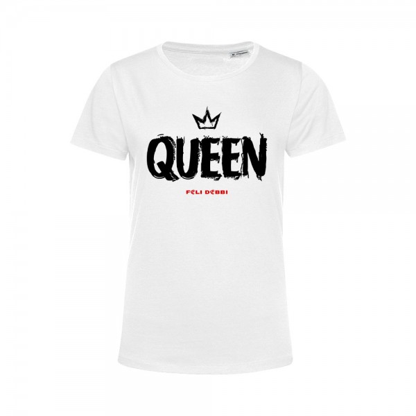 T-Shirt (w) Queen weiß