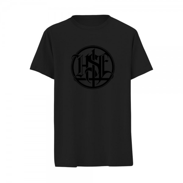 T-Shirt Logo Circle Black on Black